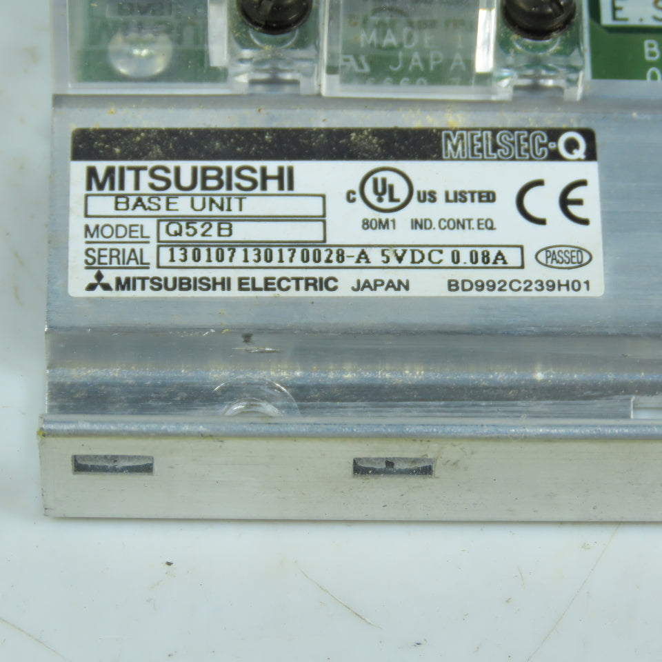 Mitsubishi Q52B MELSEC-Q Series 2-Slot PLC Base Unit