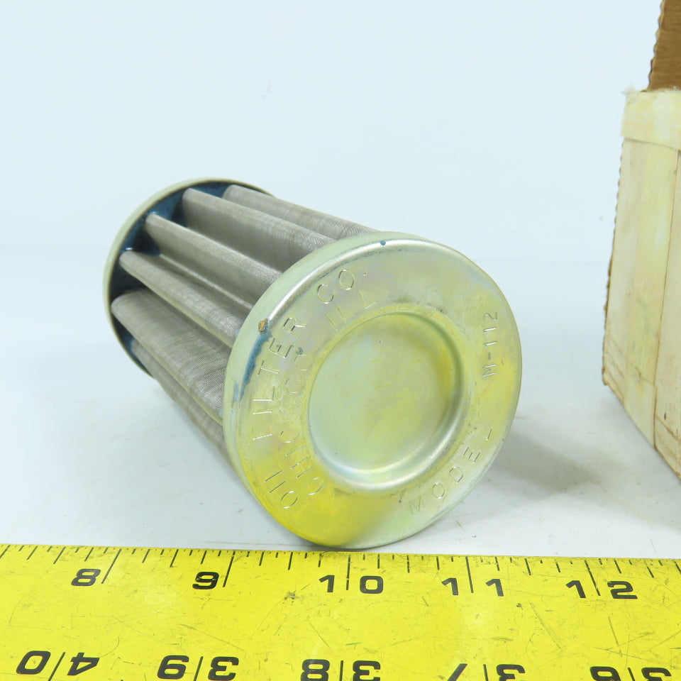 Oil Filter Co. M112 Suction Strainer 3/4 FNPT 5 GPM 74 Micron