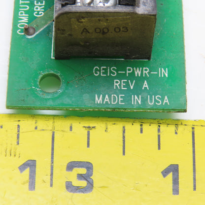 Computer Dynamics Inc GEIS-PWR-IN Power Input Board Rev A LSC-5