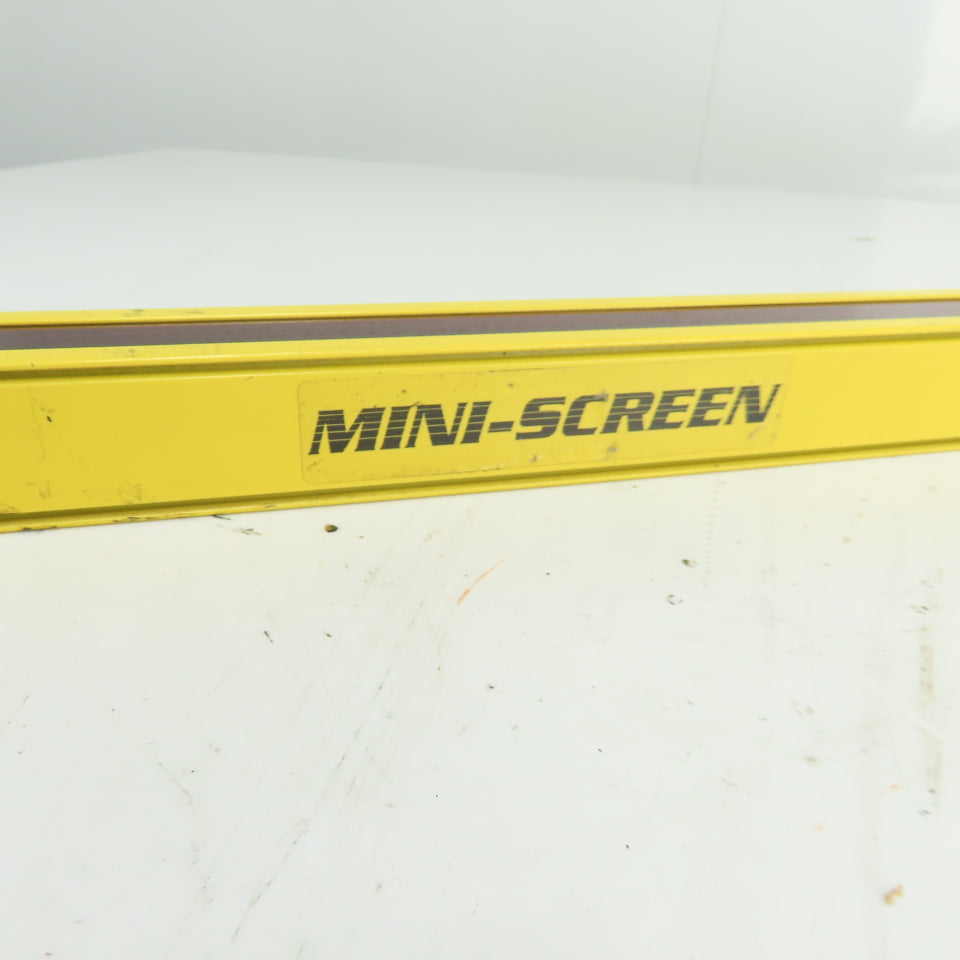 Banner MSR4824Y 48" Mini-Screen Safety Light Curtain Receiver 0.75" Sens