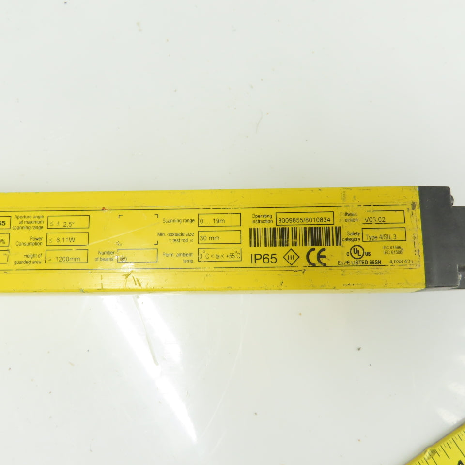 SICK C40S-1203DC200 48" C4000 Safety Light Curtain 1200mm Height 24VDC