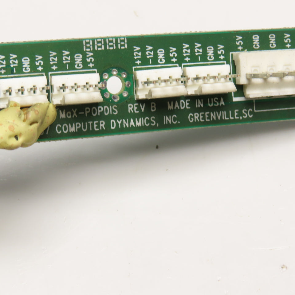 Computer Dynamics Inc MAX-POPDIS Power Distribution Board Rev B 627-8800