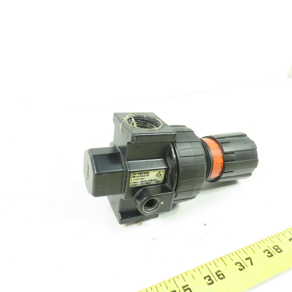 Parker 07R413AC Pneumatic Air Pressure Regulator 250 PSI 175 F 3/4" NPT