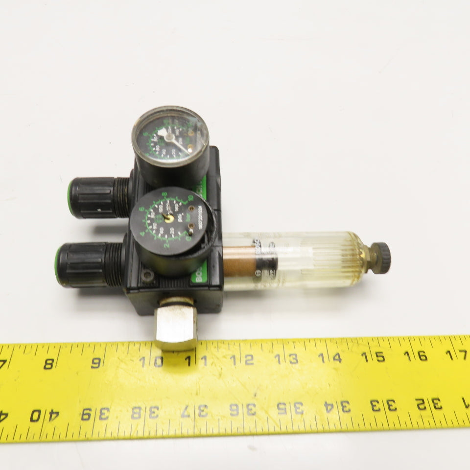 Bosch 0 821 302 409 1/4" NPT Compressed Air Filter Regulator Unit 250PSI