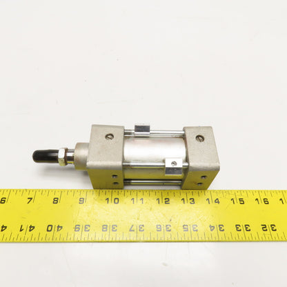 SMC NCDA1R150-0100N-J59 1.5" Bore 1" Stroke Tie-Rod Air Cylinder 250 PSI Max