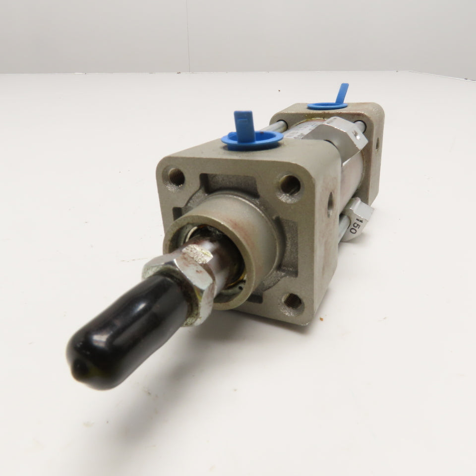 SMC NCDA1R150-0100N-J59 1.5" Bore 1" Stroke Tie-Rod Air Cylinder 250 PSI Max