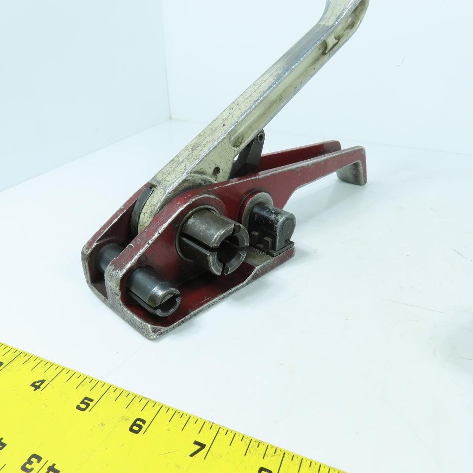 Manual Steel Strapping Tool Set Tensioner and Sealer For 3/4" Set Of 2