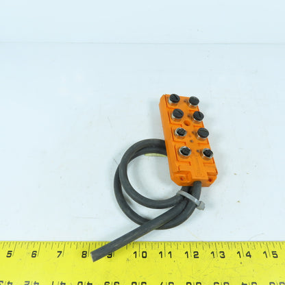 Lumberg ASB 8 LED-5/4 8-Port M12 Sensor-Actuator Distribution Box with Cable