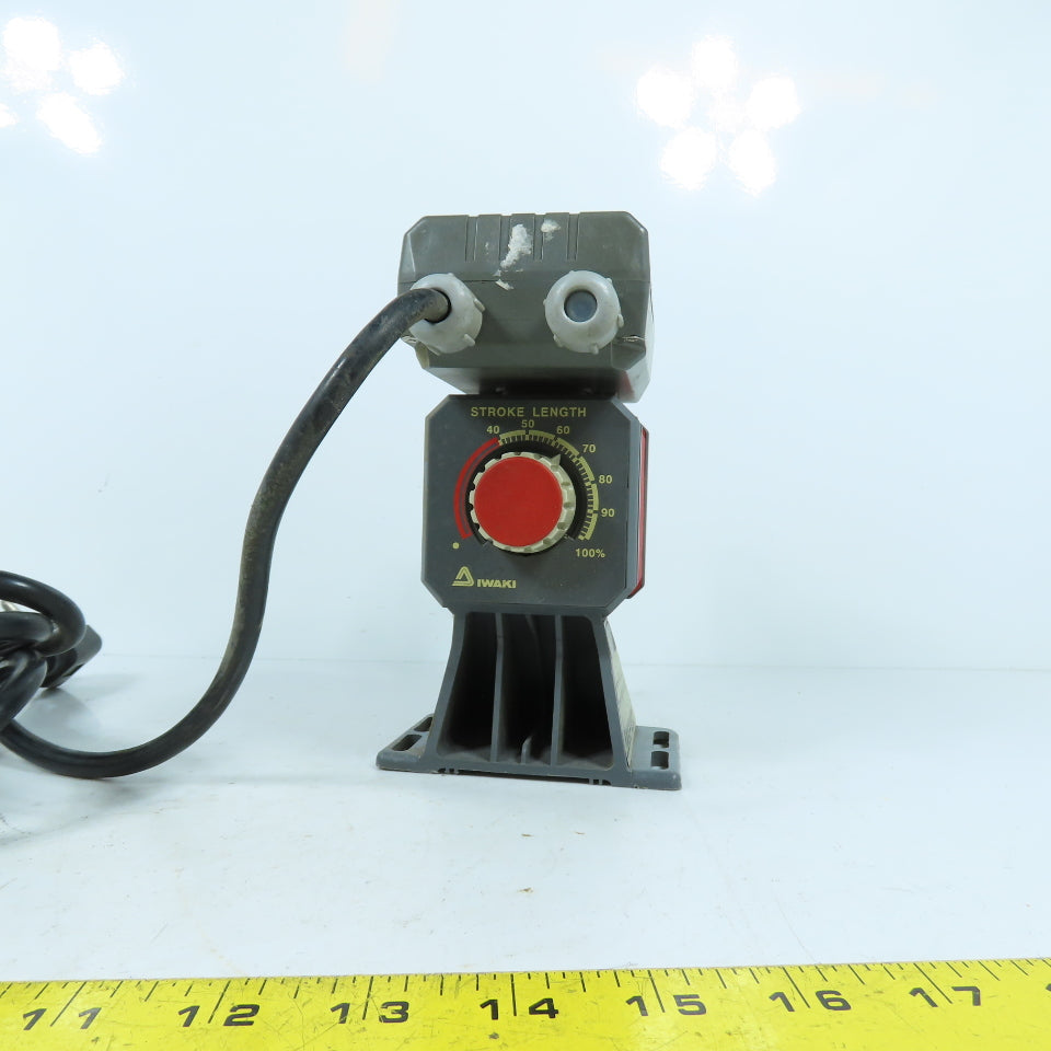 Iwaki EH-B10FC-11UPR7 Electronic Metering Pump 0.60 GPH 143 PSI 115V