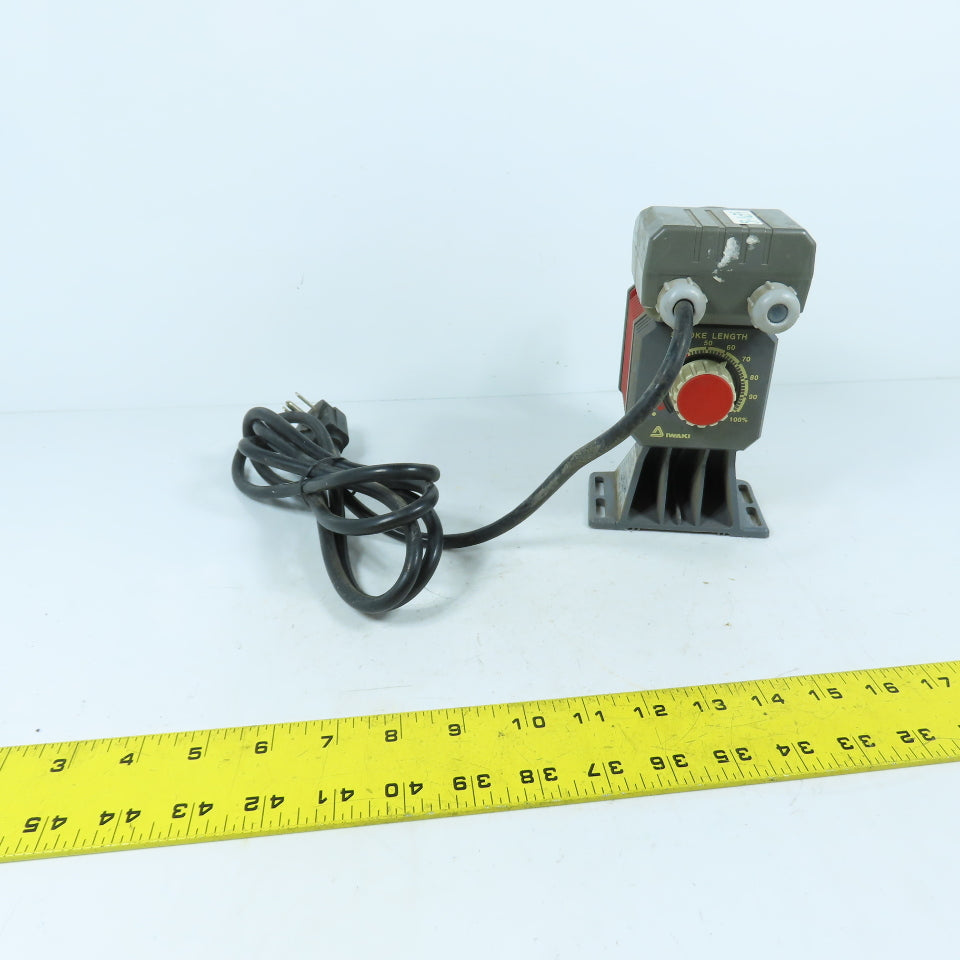 Iwaki EH-B10FC-11UPR7 Electronic Metering Pump 0.60 GPH 143 PSI 115V