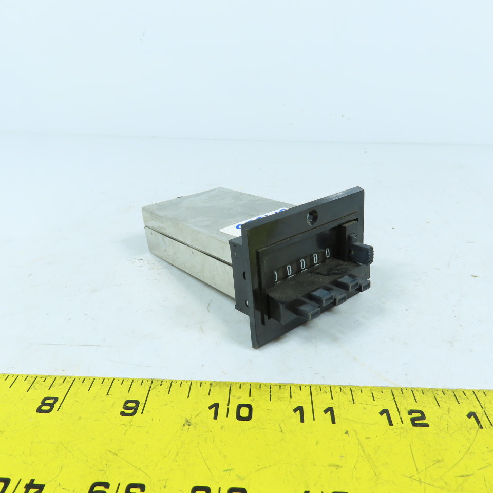 Veeder-Root 744195-221 Electromechanical Counter 115V AC Reset 14 Watts-Count 6