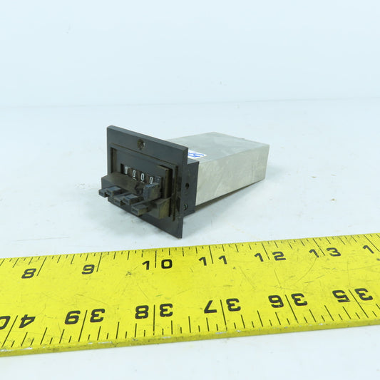 Veeder-Root 744195-221 Electromechanical Counter 115V AC Reset 14 Watts-Count 6