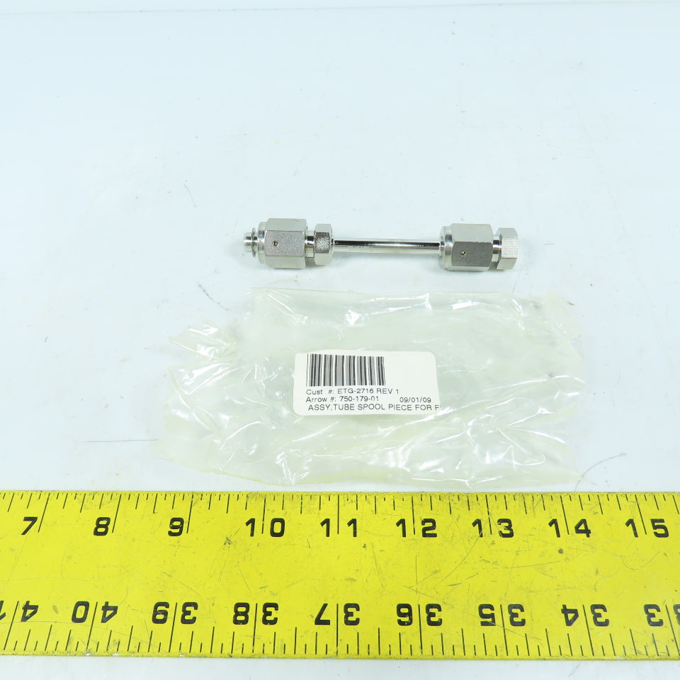 750-179-01 ETG-2716 REV 1 Stainless Steel Tube Spool Piece Assembly