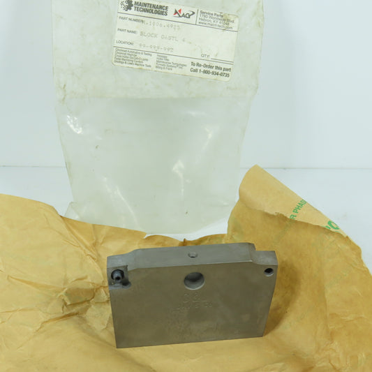 Davis 311-61042-00 M.1006.4925 G6 Block 4.200 DIA Machining Center Service Part