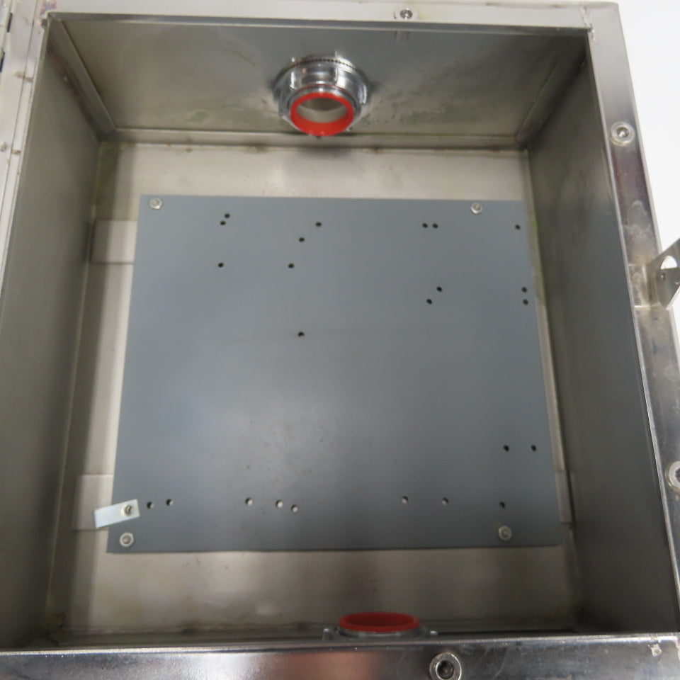Cutler-Hammer Stainless Steel Electrical Enclosure W/Backplate 14" x 13-1/2"x 6"