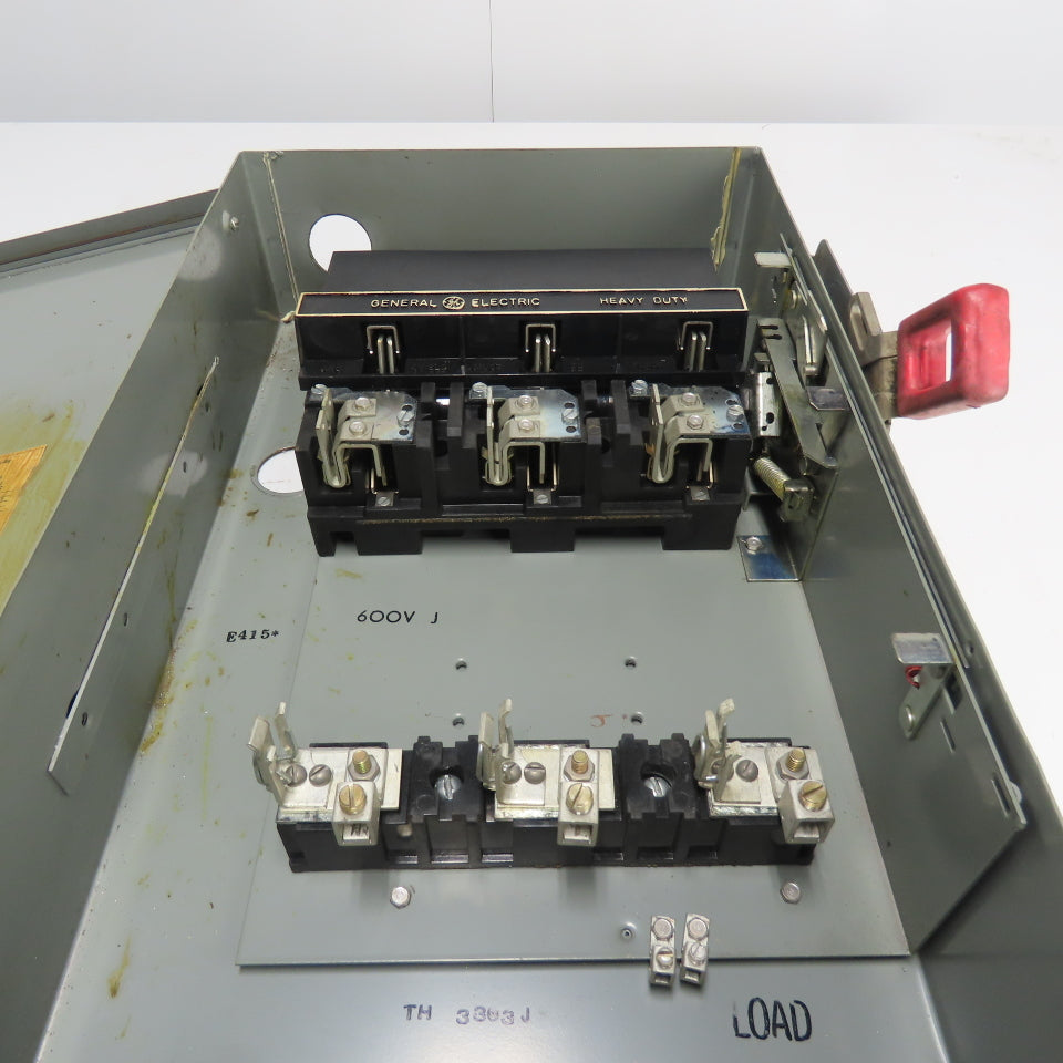 General Electric TH3363J 100A Fusible Safety Disconnect Switch 600VAC 250VDC