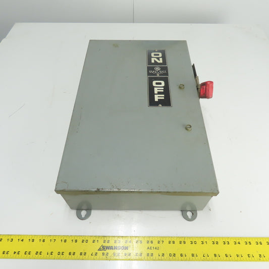 General Electric TH3363J 100A Fusible Safety Disconnect Switch 600VAC 250VDC