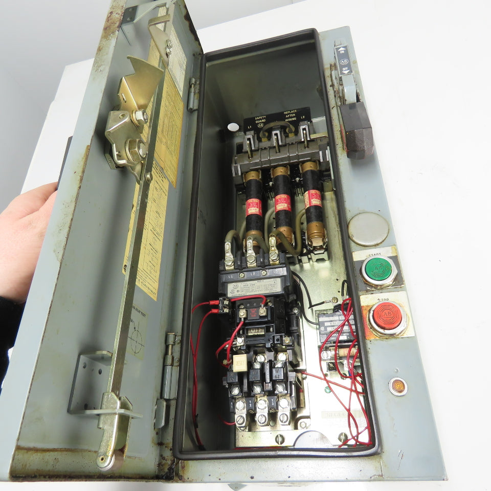 Allen-Bradley 512-CJB-6-25 Size 2 Combination Motor Starter 45A 600V NEMA 12