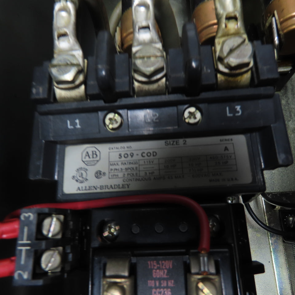 Allen-Bradley 512-CJB-6-25 Size 2 Combination Motor Starter 45A 600V NEMA 12