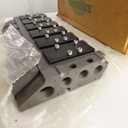 Numatics 01390-06 ISO3 8-Station Manifold System with 5-Pin M12 Connectors