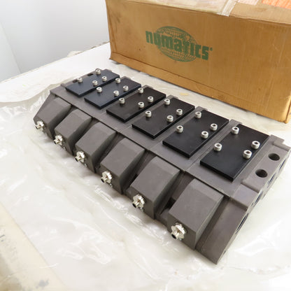 Numatics 01390-06 ISO3 8-Station Manifold System with 5-Pin M12 Connectors