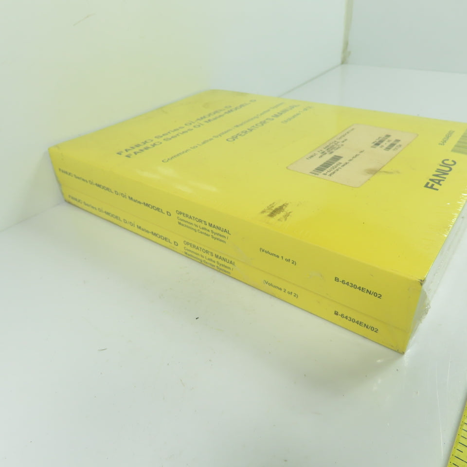 Fanuc B-64304EN/02 Series 0i-MODEL D 0i Mate-MODEL D Operator's Manual Vol 1 & 2