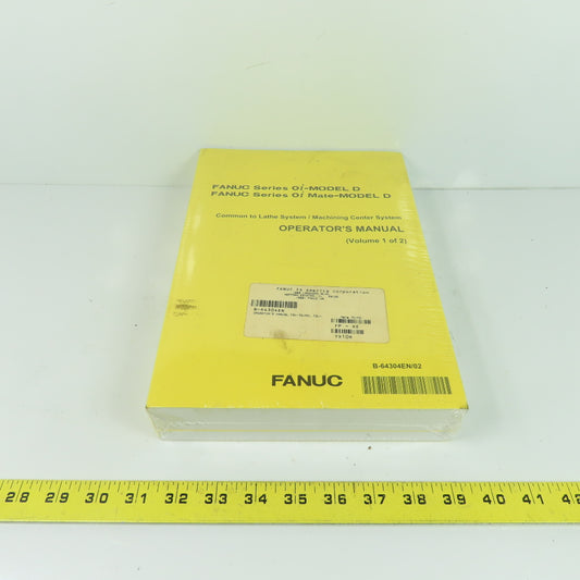 Fanuc B-64304EN/02 Series 0i-MODEL D 0i Mate-MODEL D Operator's Manual Vol 1 & 2