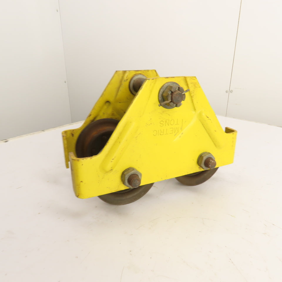 Budgit 82WFB 509153-2 1 Metric Ton Manual Plain Beam Hoist Trolley