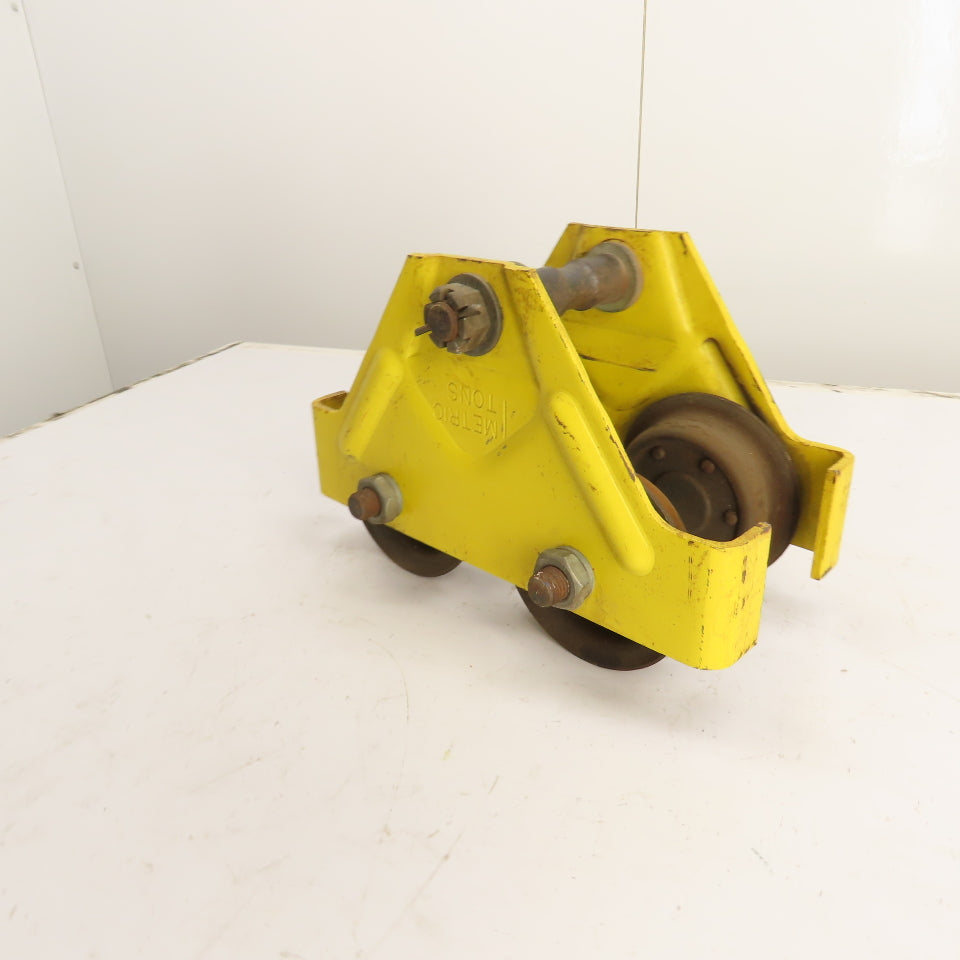 Budgit 82WFB 509153-2 1 Metric Ton Manual Plain Beam Hoist Trolley