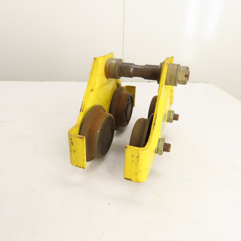 Budgit 82WFB 509153-2 1 Metric Ton Manual Plain Beam Hoist Trolley