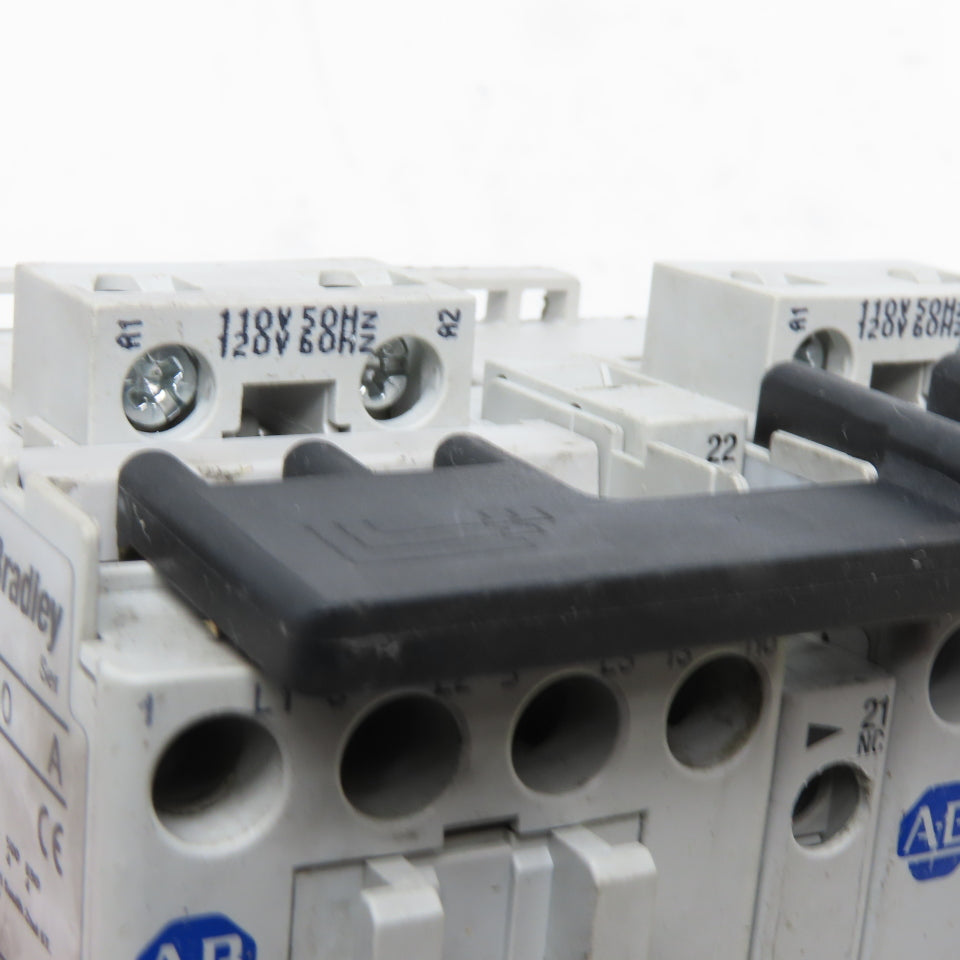 Allen-Bradley 100-C09*10 IEC Reversing Motor Starter 120V 60Hz 3.2-16A E1 Plus