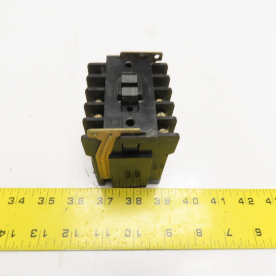 Square D 8501 GO 40 Class 8501 Type GO 40 Control Relay 110/120V 50/60Hz 10A