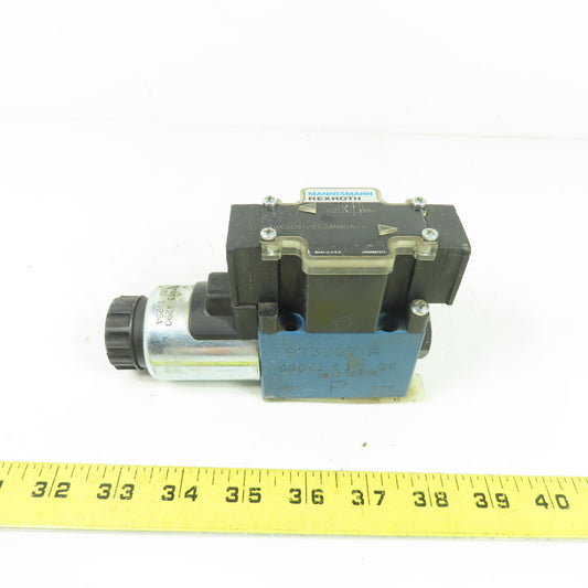 Mannesmann Rexroth 4WE6D61/EG24N9DA/V Directional Control Solenoid Valve 24VDC