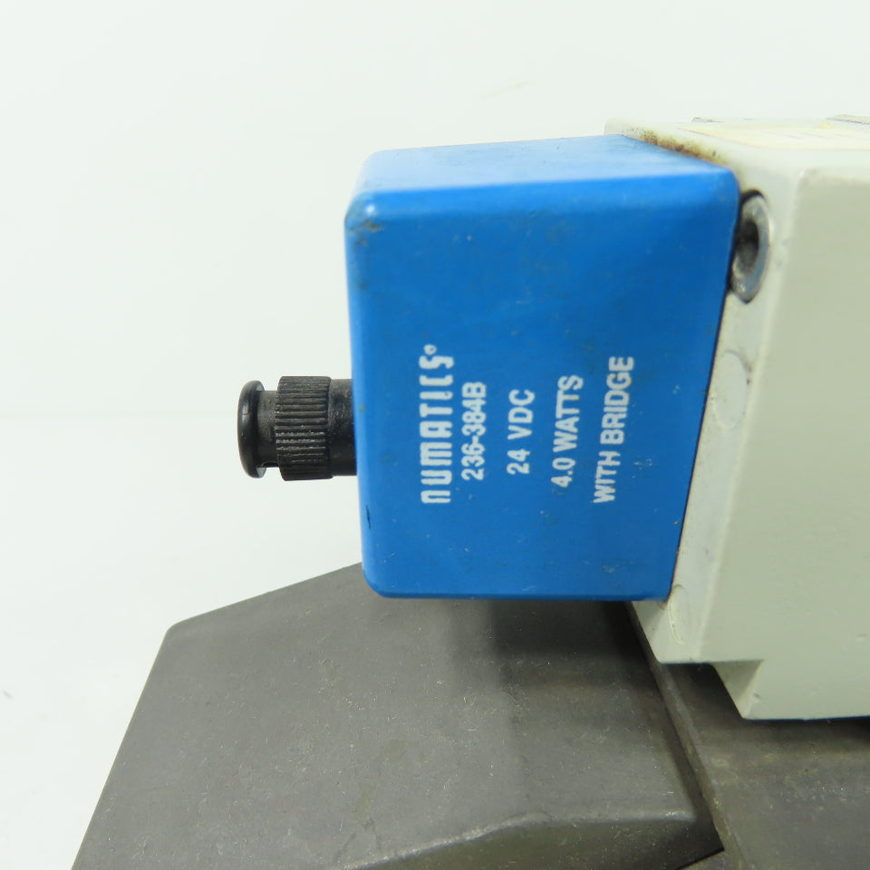 Numatics 135BB715MP00061 Solenoid Valve 24VDC 150 PSIG W/ Manifold Base