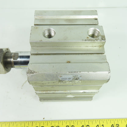 SMC CDQ2A100-30***A Compact Air Cylinder 145 PSI Max 100mm Bore 30mm Stroke