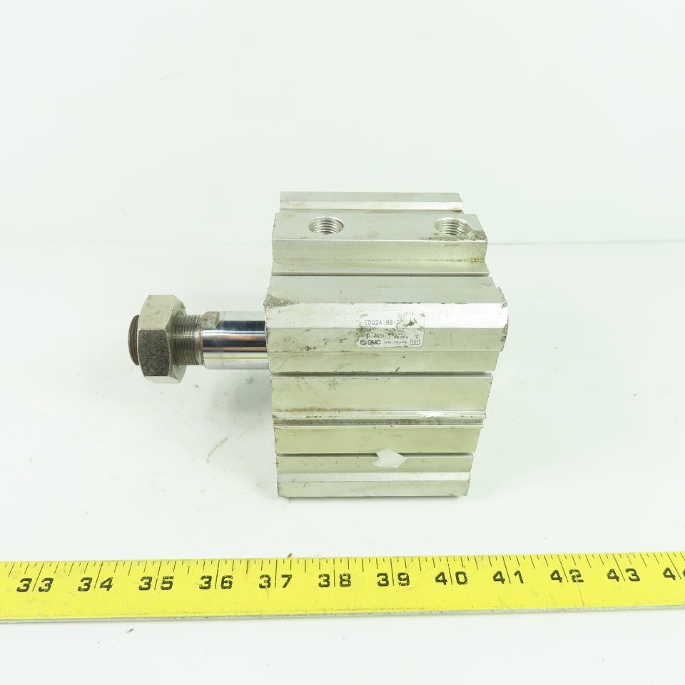 SMC CDQ2A100-30***A Compact Air Cylinder 145 PSI Max 100mm Bore 30mm Stroke