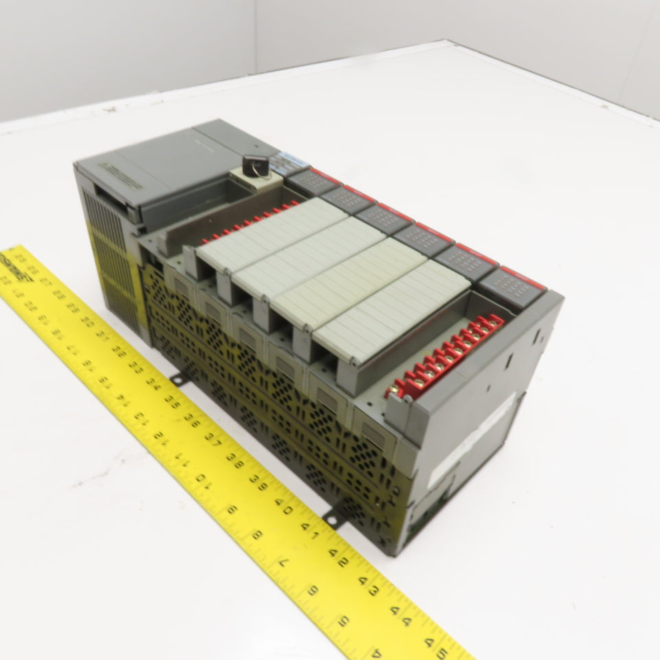 Allen-Bradley SLC 500 7-Slot Rack Power Supply 5/03 CPU (6) 1746-IA16 Input PLC
