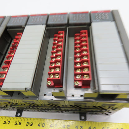 Allen-Bradley SLC 500 7-Slot Rack Power Supply 5/03 CPU (10) 1746-IA16 Input PLC