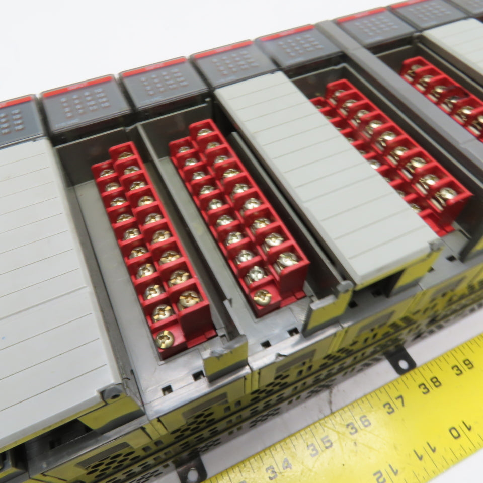 Allen-Bradley SLC 500 7-Slot Rack Power Supply 5/03 CPU (10) 1746-IA16 Input PLC