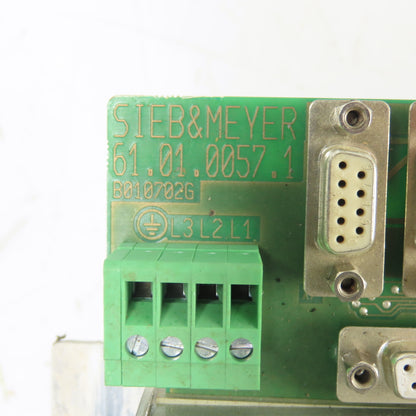 SIEB & MEYER B010702G 61.01.0057.1 Control Module W/ Cooling Fan