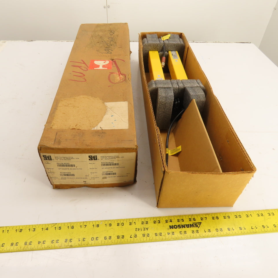 STI MS46TB-30-300-R-FD2 MiniSafe Safety Light Curtain Receiver Pair