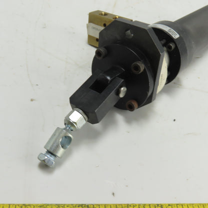 Parker 01.12 1LP 4 1.000 Pneumatic Air Cylinder 60-80 PSI W/ Manifold and Clevis