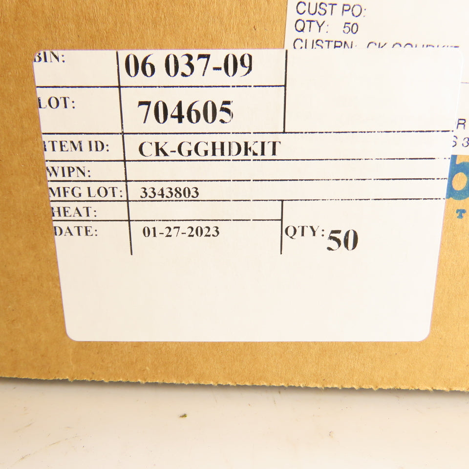 Timberline Fasteners CK-GGHDKIT Gator Grip Hardware U-Bolt Fastener Kit 50 Sets