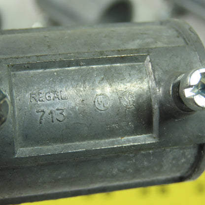 Regal 713 Set Screw EMT Conduit Couplings Lot of 10