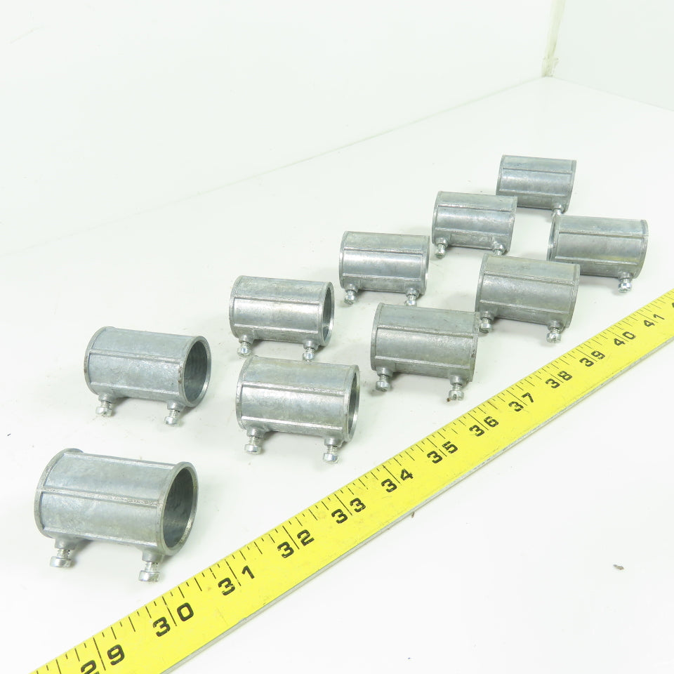 Regal 713 Set Screw EMT Conduit Couplings Lot of 10