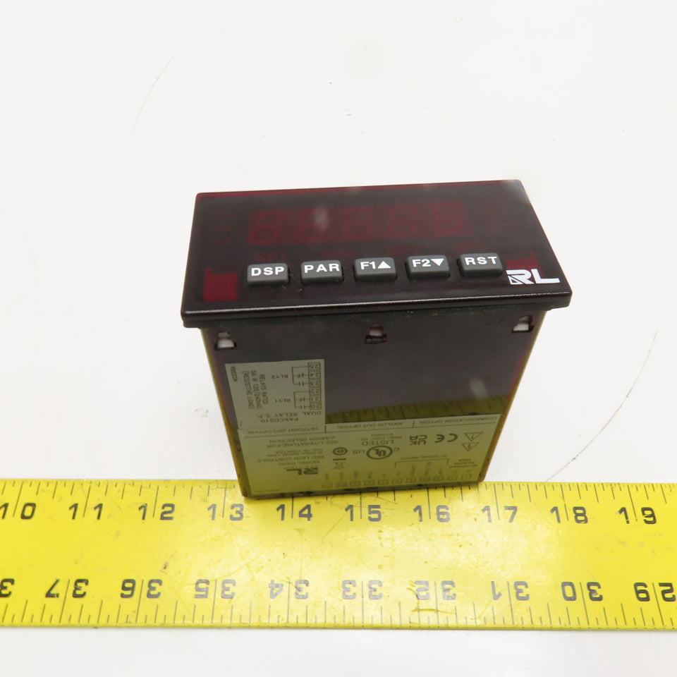 Red Lion PAXH PAXH Digital Meter with PAXCDS10 Dual Relay Card 85-250VAC