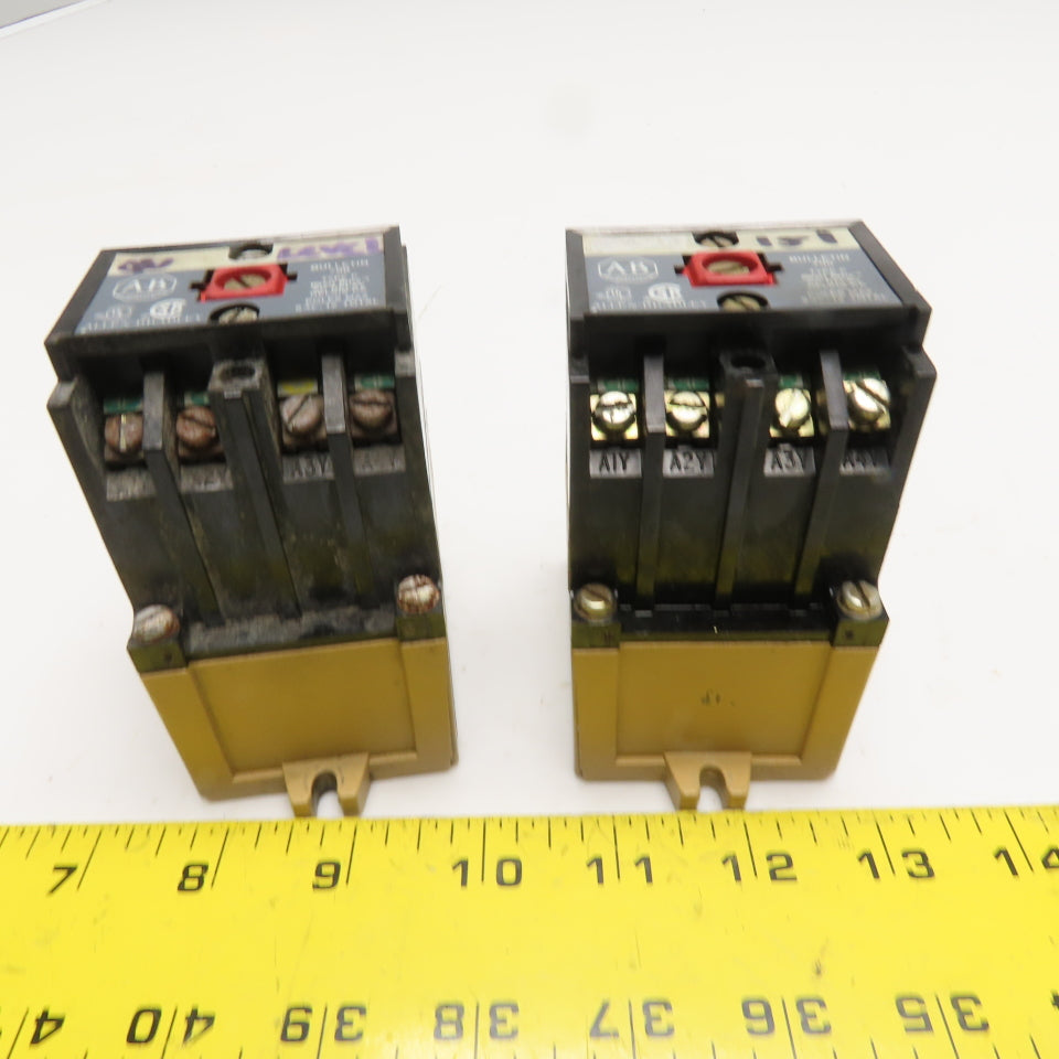 Allen Bradley 700-P800A1 AC Relay 600V 20A 112/120V Coil Lot Of 2