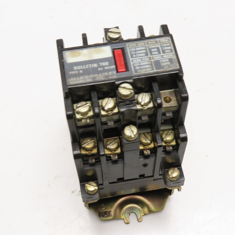 Allen Bradley 700-N800A1 300V AC/DC Control Relay 110/120V Coil