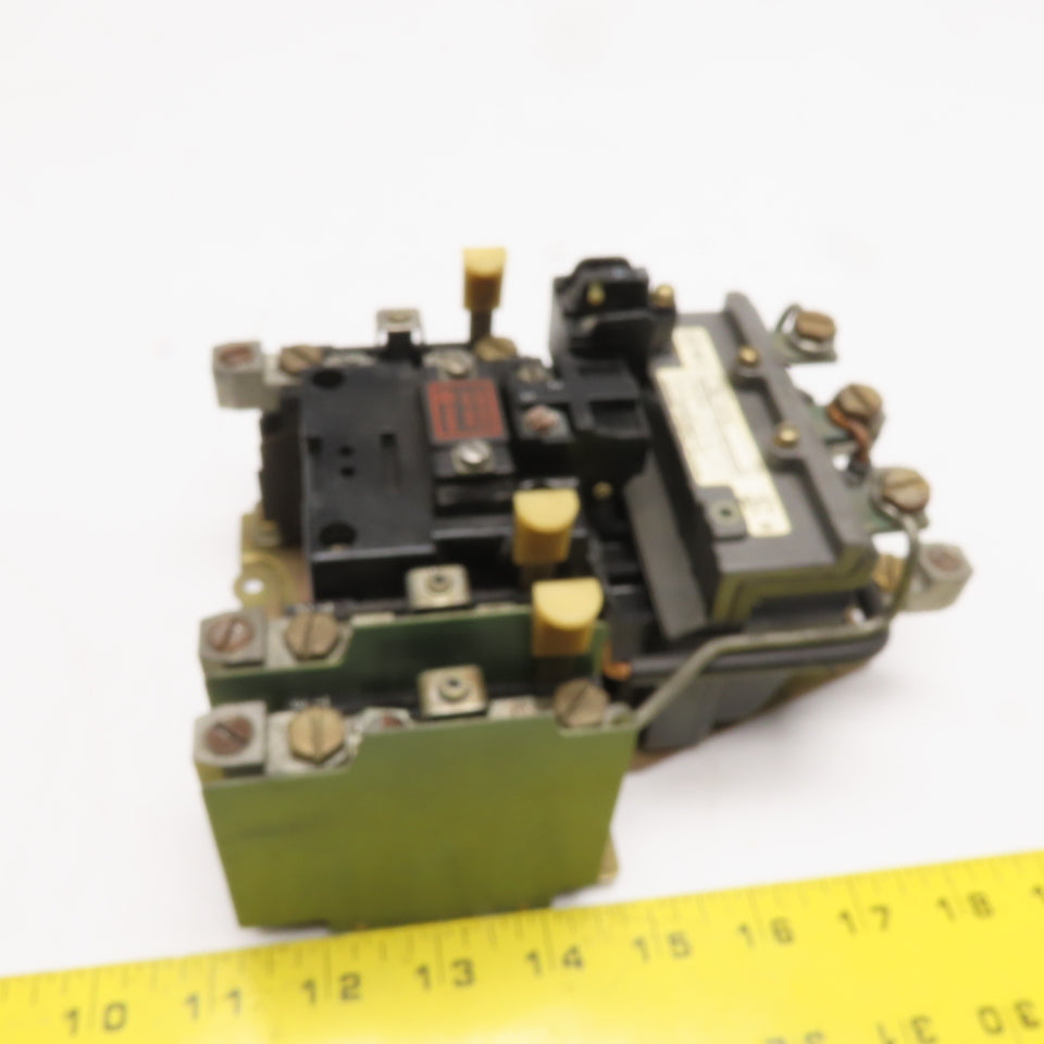 Allen Bradley 709-C0A103 Size 2 Contactor Starter 600V 25Hp 110/120V Coil