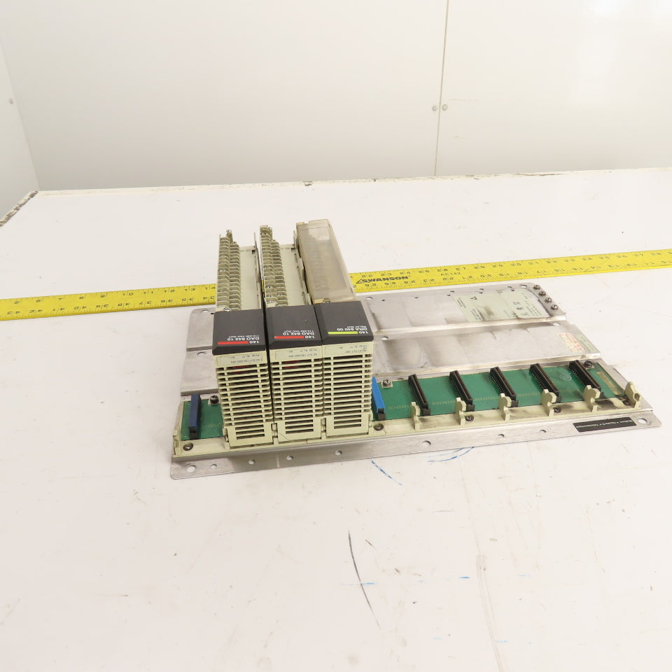 Modicon 140XBP01000 TSX Quantum 10-Slot Backplane w/ Relay & AC Output Modules